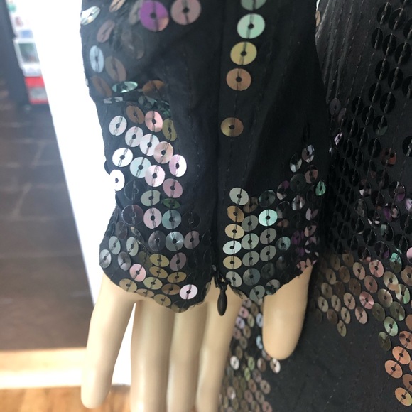 Gorgeous Sheri Bodell black sequined dress - Picture 6 of 12